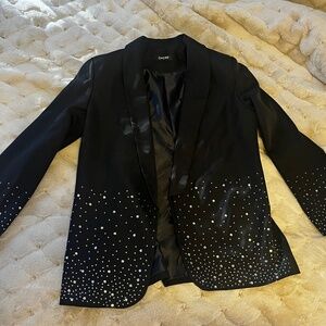 Black blazer with sparkles